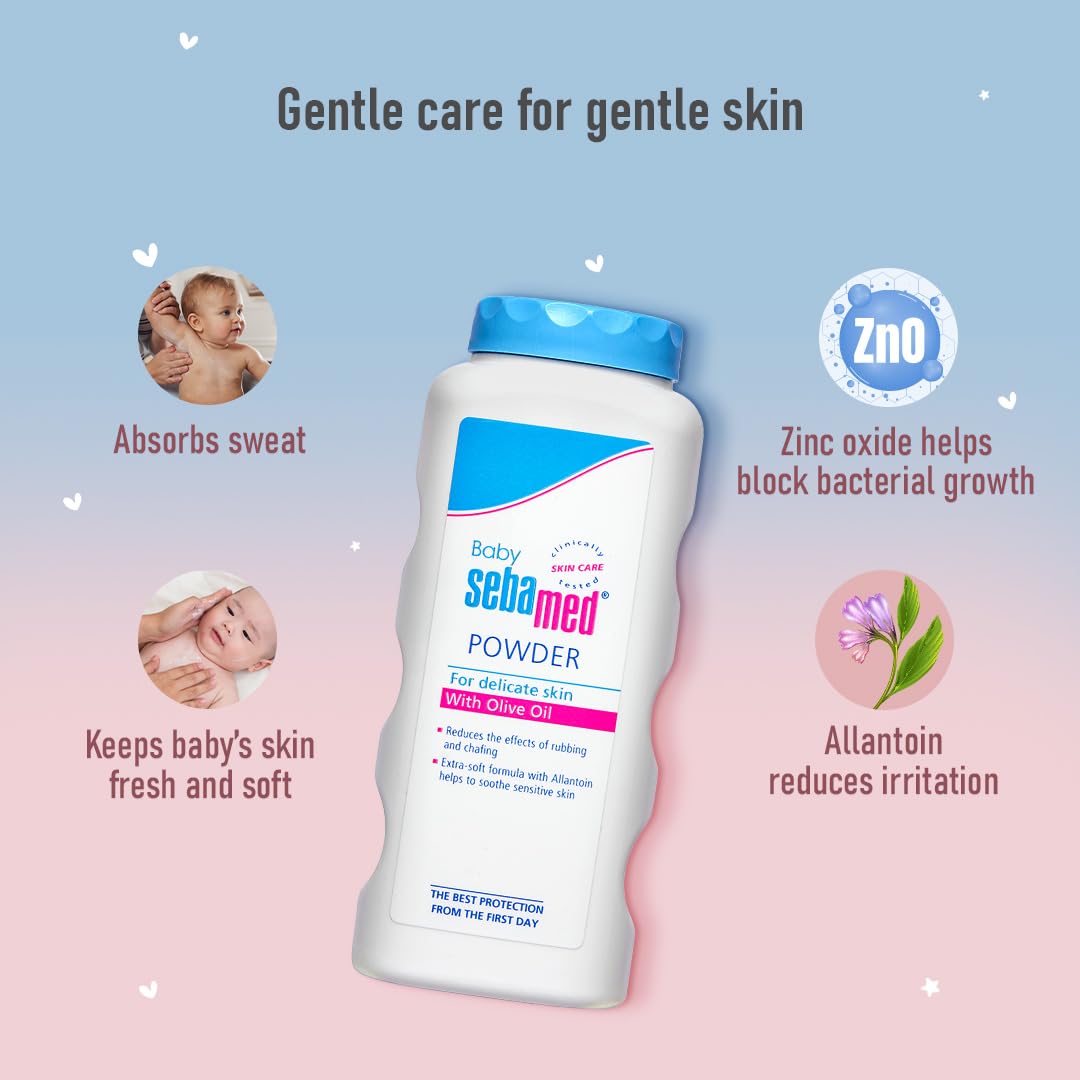 Sebamed Powder for Delicate skin with Olive Oil - (100gm)