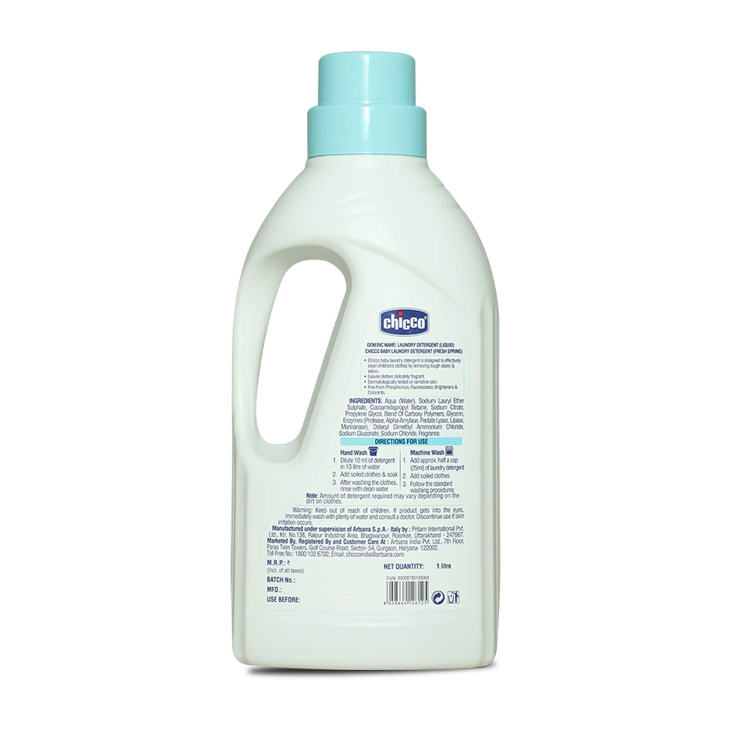 Chicco Baby Laundry Detergent - Fresh Spring (1 LTR)
