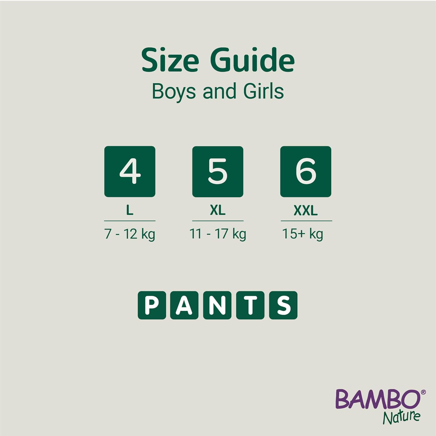 Bambo Nature Premium Baby Pant Diapers XXL (Size 6) (15+ Kgs)