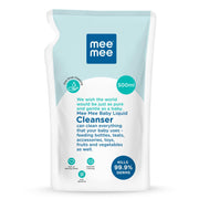 Mee Mee Baby Liquid Cleanser Can Clean Everything That Your Baby User - Feeding Bottle, Teats, Accessories, Toys, Fruits & Vegetables As well - (500ml) Refill Pack