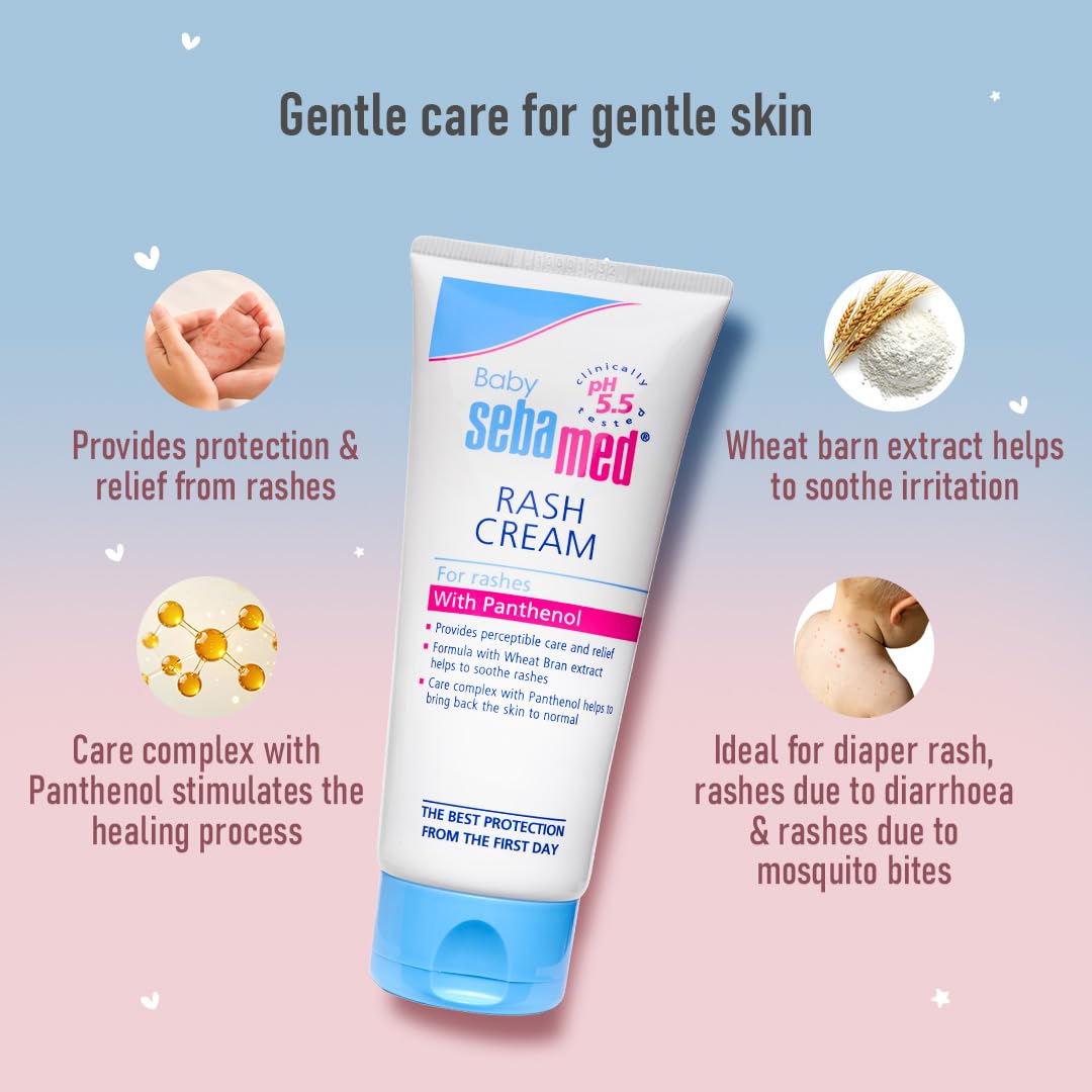 Sebamed Rash Cream For Rashes With Panthenol - (100ml)