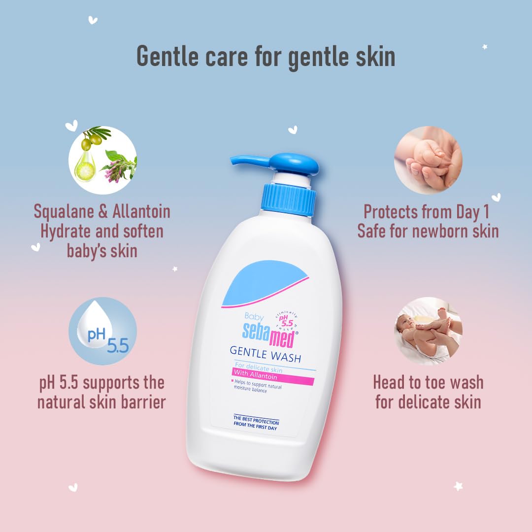 Sebamed Gentle Wash for Delicate Skin with Allantoin - (400ml)