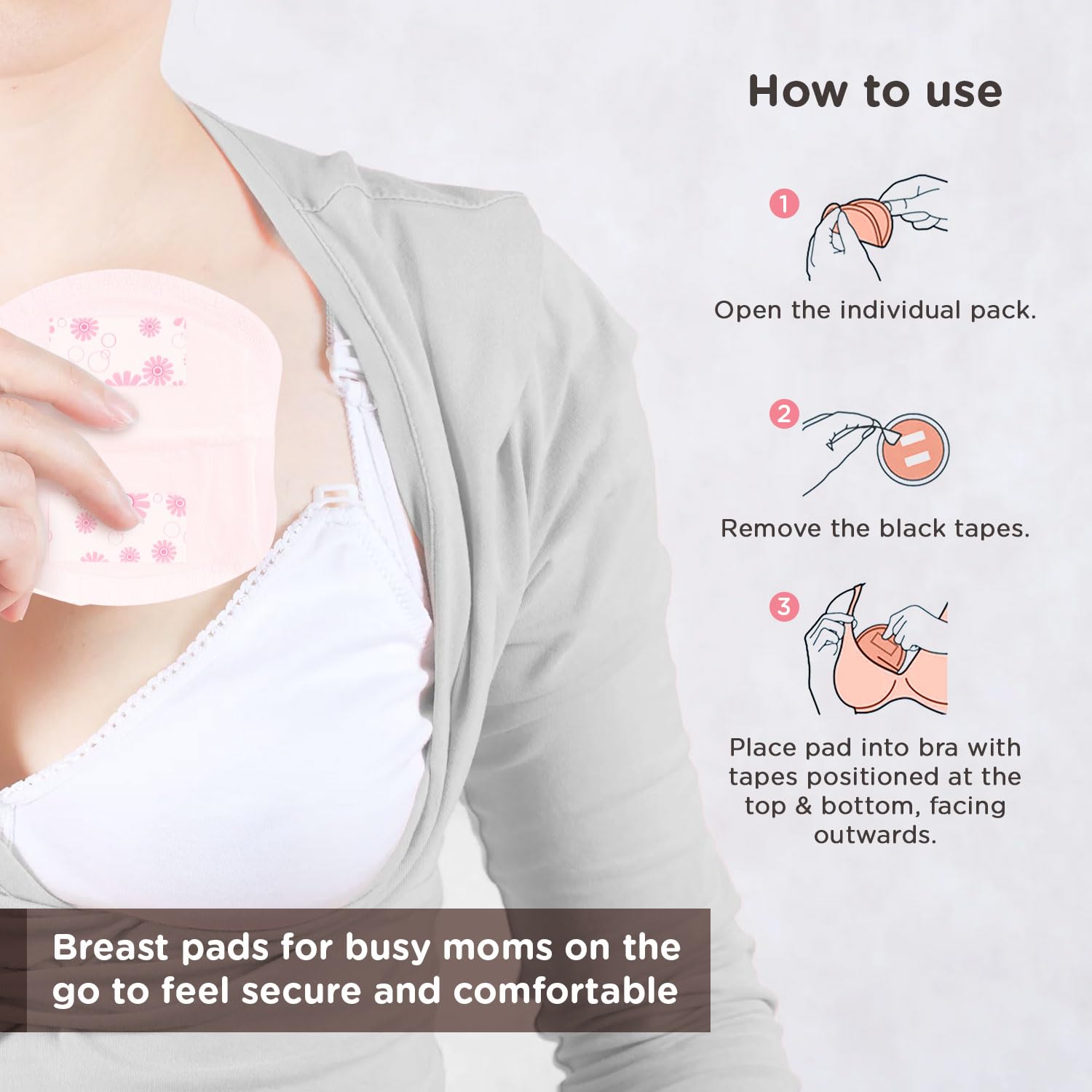 Mee Mee Stay Dry Advanced Absorbent Disposable Nursing Breast Pads (20+4=24pcs) 20% xtra
