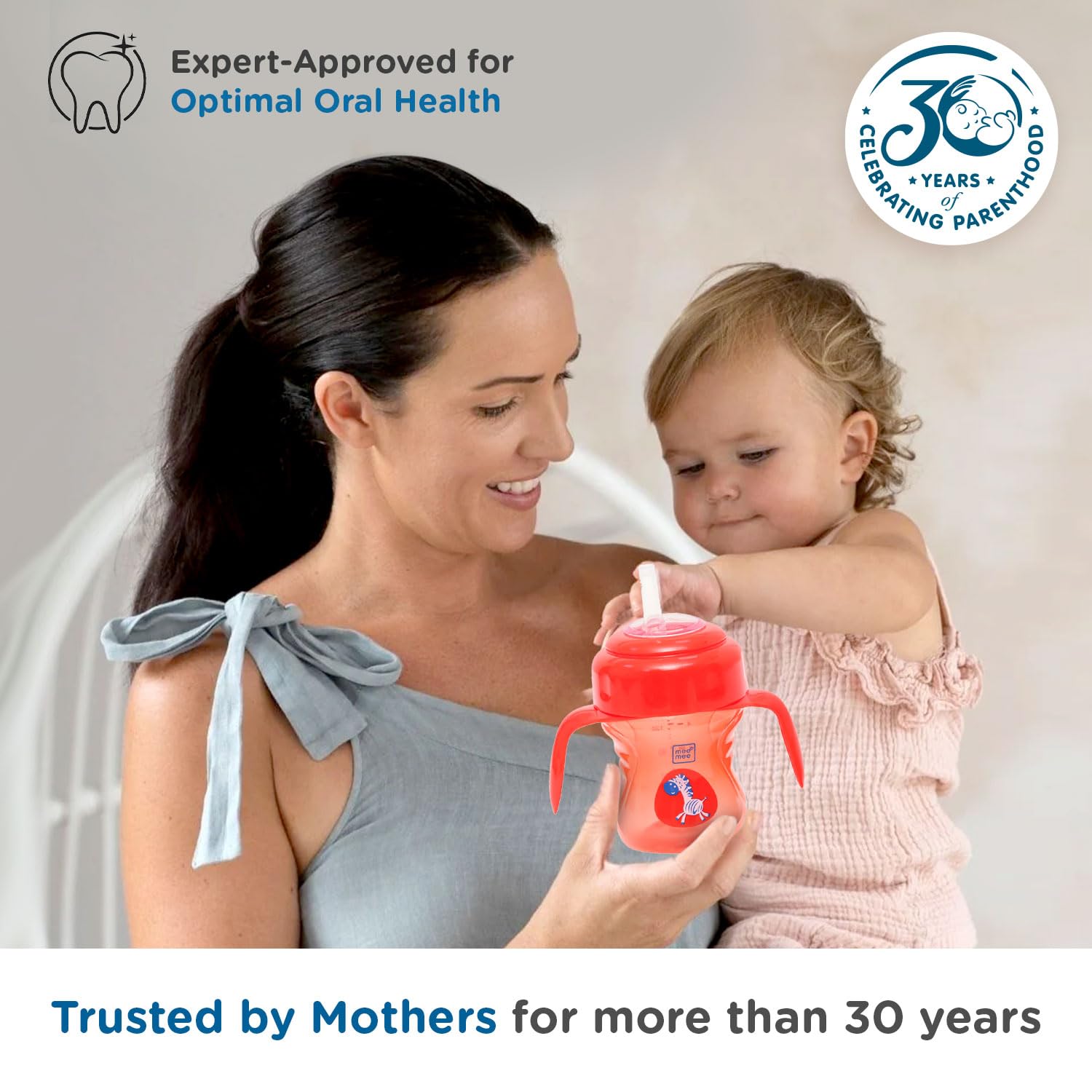 Mee Mee 2 in 1 Spout & Straw Sipper Cup 3M+ (150ml)