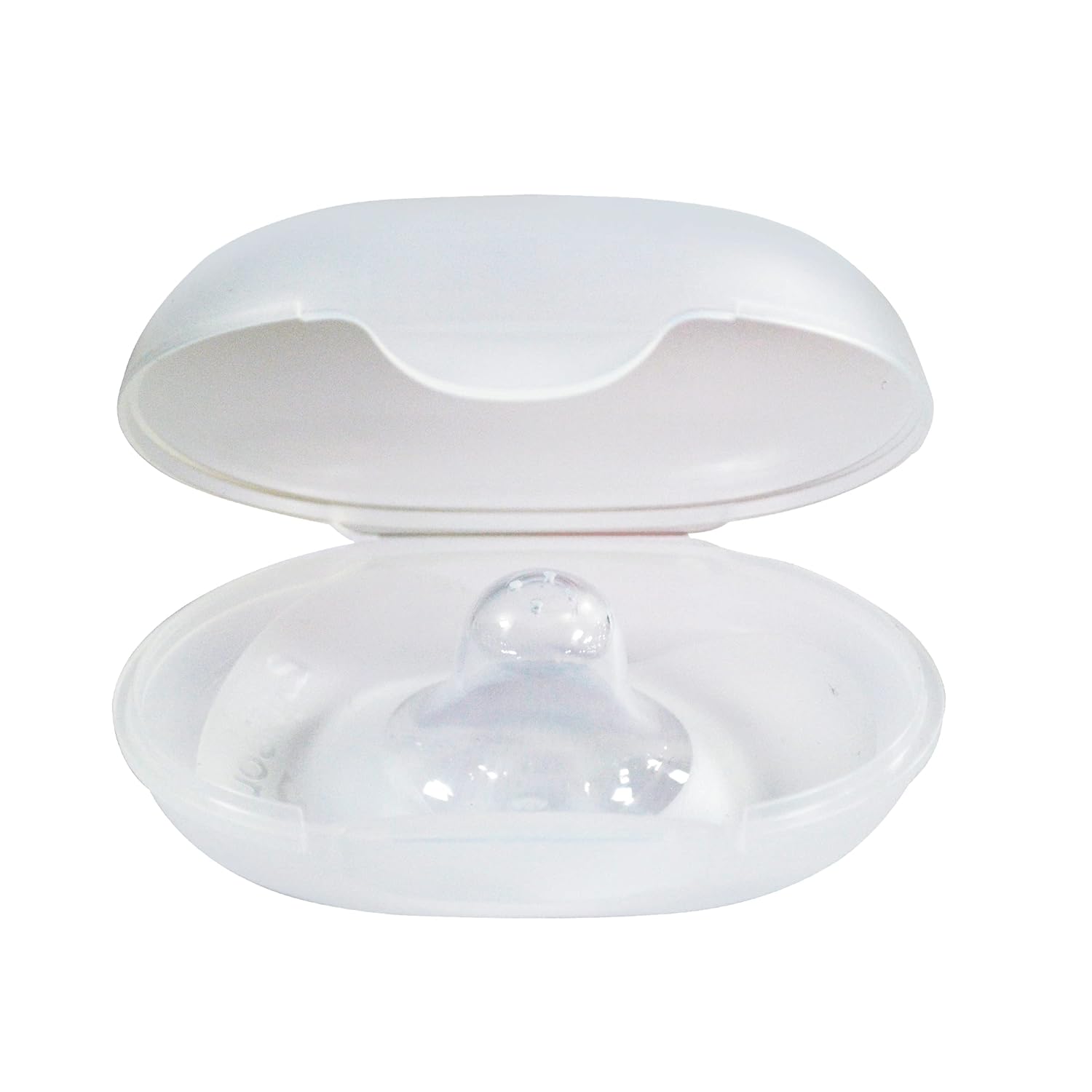 Pigeon Natural Feel Nipple Shield | Unique Shape Maximizes Skin To Skin Contact | Size 3 Below 16 - 20mm Nipple Diameter | BPA/BPS FREE - 2pc with case