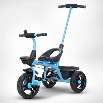 Baybee Trilo 2 in 1 Baby Tricycle for Kids, Smart Kids Tricycle with Parental Push Handle - (BLUE)