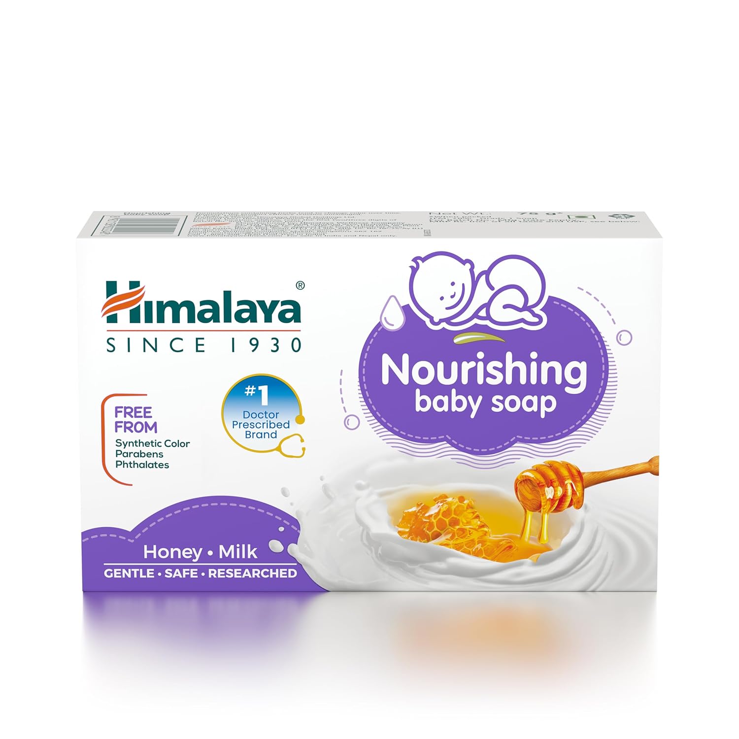 Himalaya Baby Nourishing Soap- Honey & Milk (75 GM)