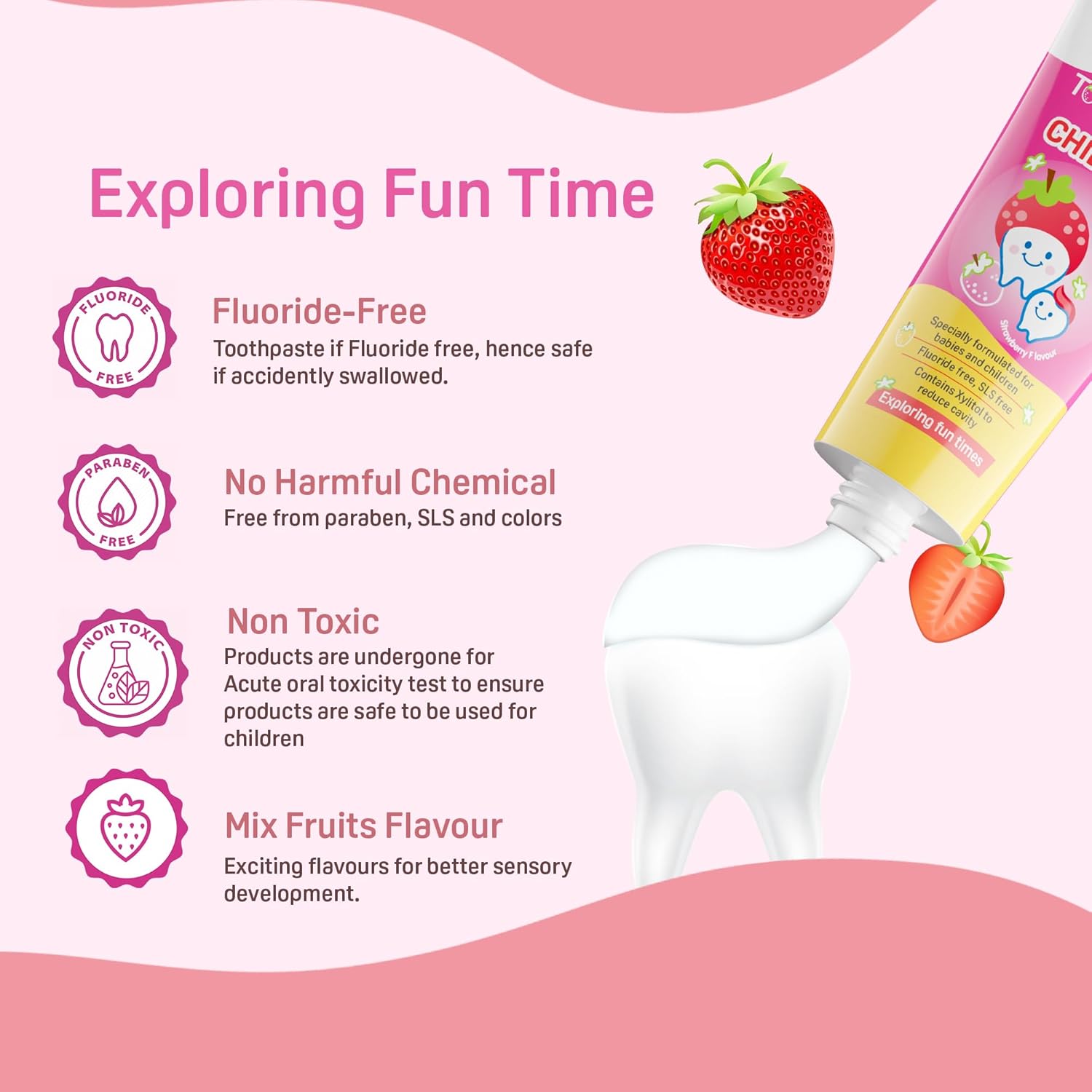 Pigeon Children Toothpaste Strawberry (45g)