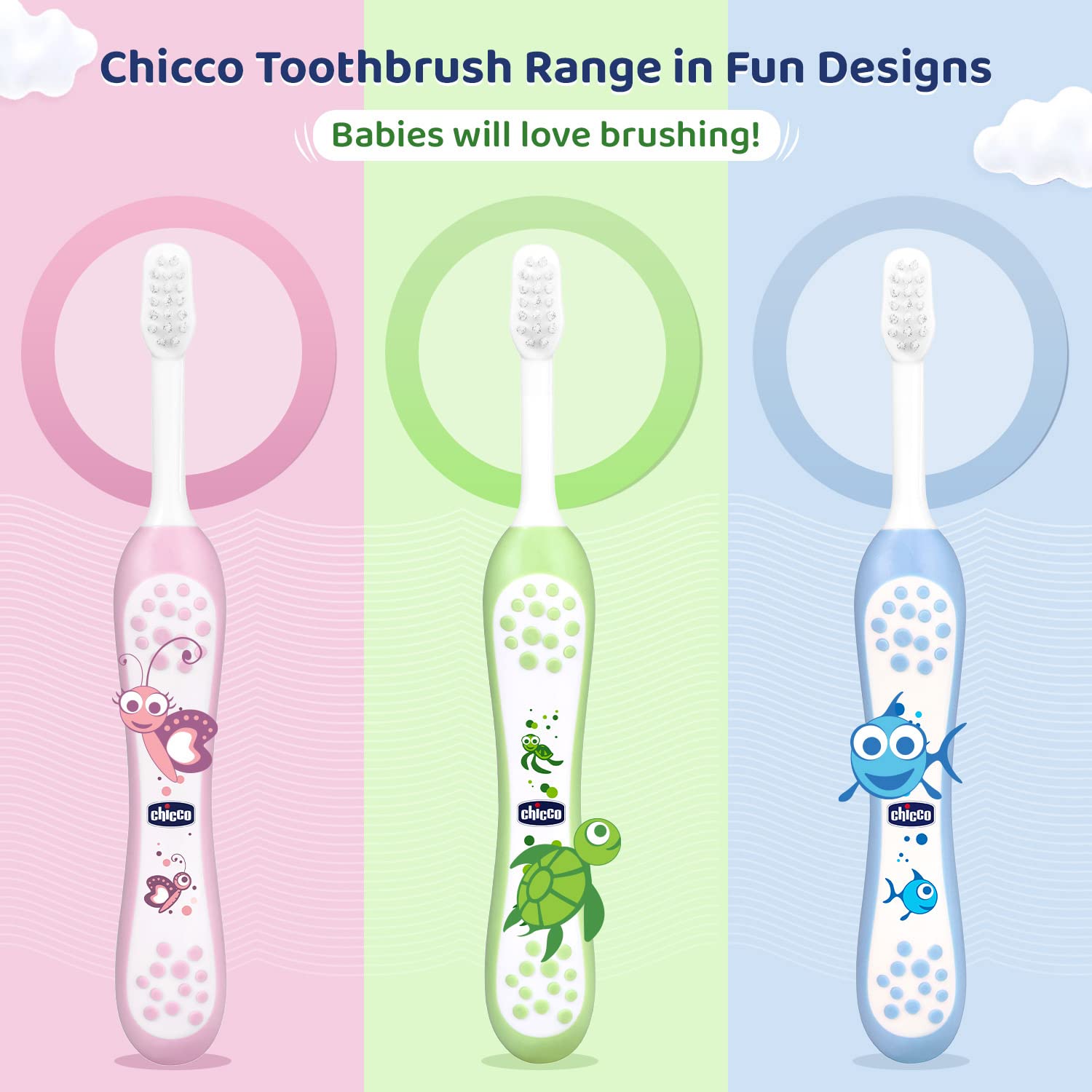 Chicco Toothbrush for Kids - 6m to 36m