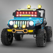 Baybee Droxy Battery Operated Jeep for Kids - Blue
