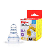 Pigeon Flexible Nipples 6M+ (Size Y) BPA/BPS Free - 1pc