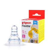 Pigeon Flexible Nipples 9M+ (Size L) BPA/BPS Free - 1pc