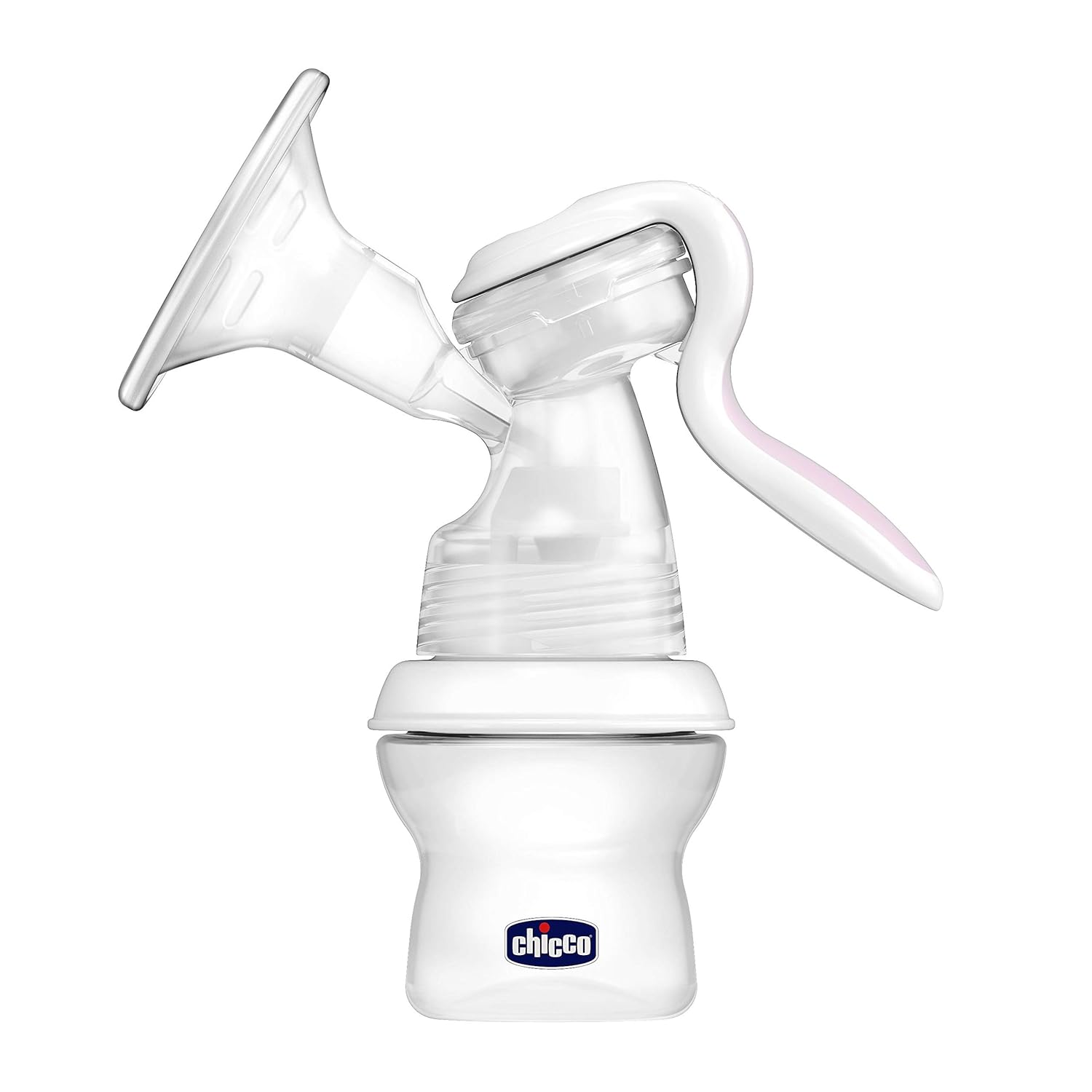 Chicco Manual Breast Pump | 0% BPA | Compatible with Natural Feeling, Well-being, Original Touch Perfect 5 Feeding Bottles.