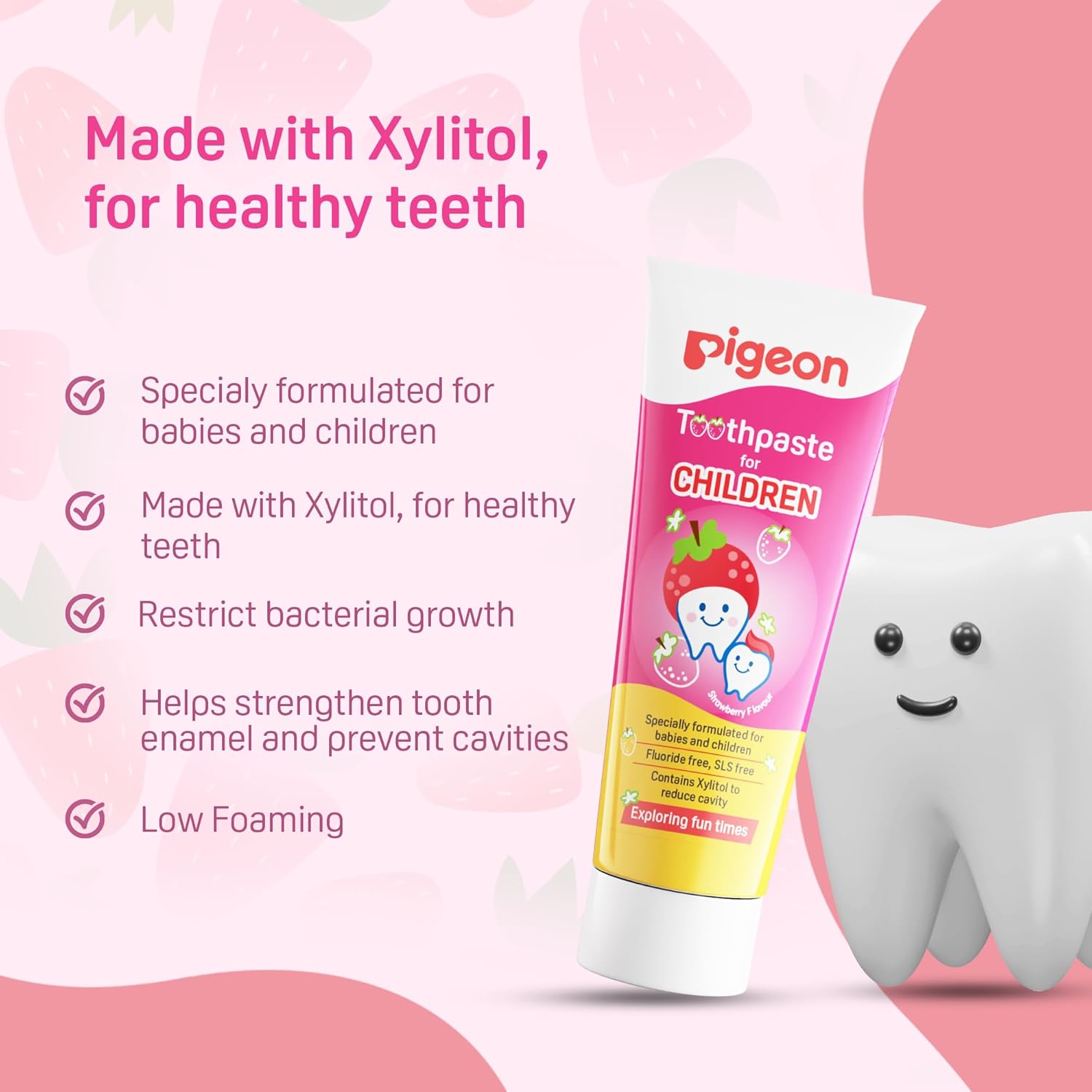 Pigeon Children Toothpaste Strawberry (45g)