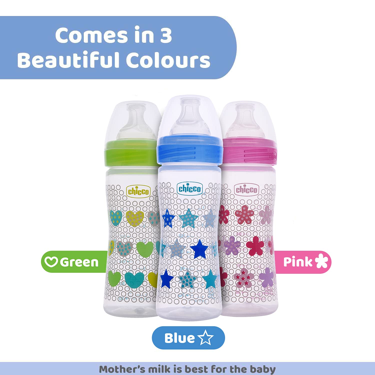 Chicco Feeding Bottle 2M+ (250ml)