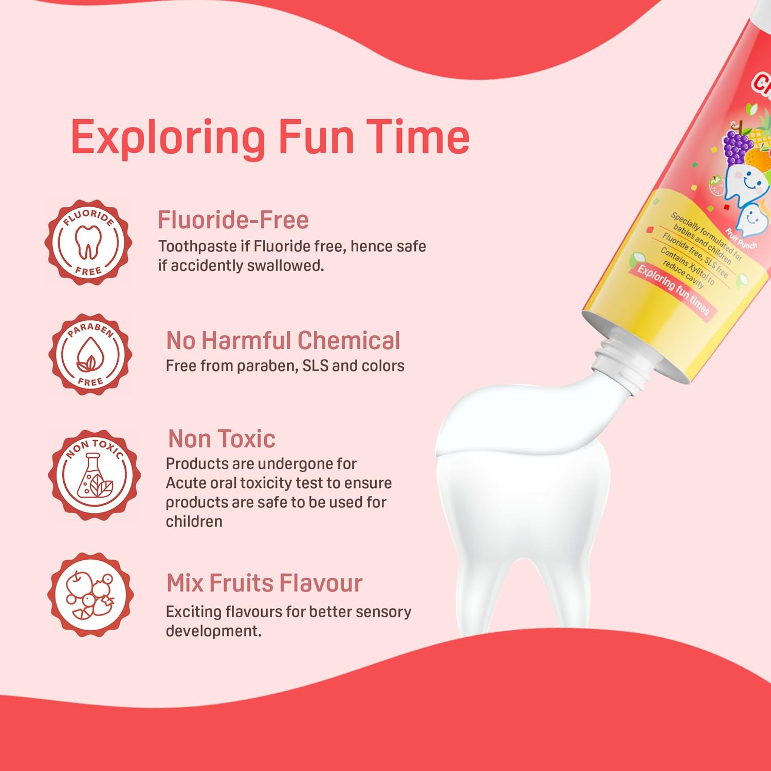 Pigeon Tooth Paste Fruit punch - 45g