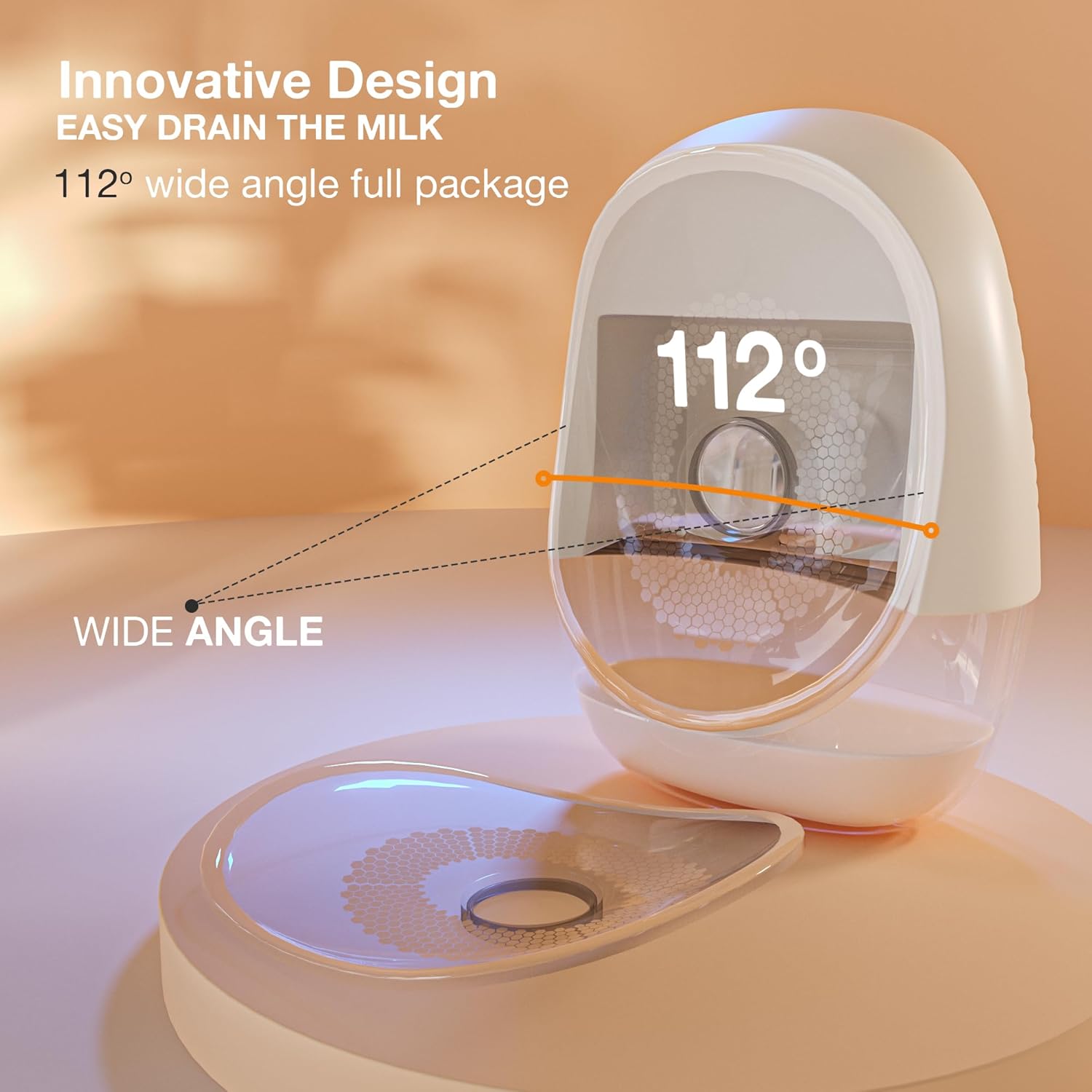 Baybee Silent Wearable Electric Breast Pump (S30) | 4 Mode, 12 Levels, Light & Convenient, Easy Cleaning