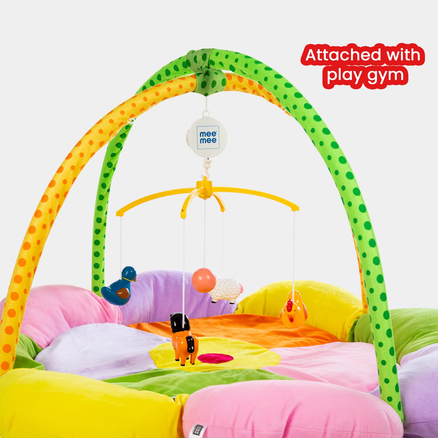Mee Mee 3 in 1 Musical Animal Cot Mobile (0M+)