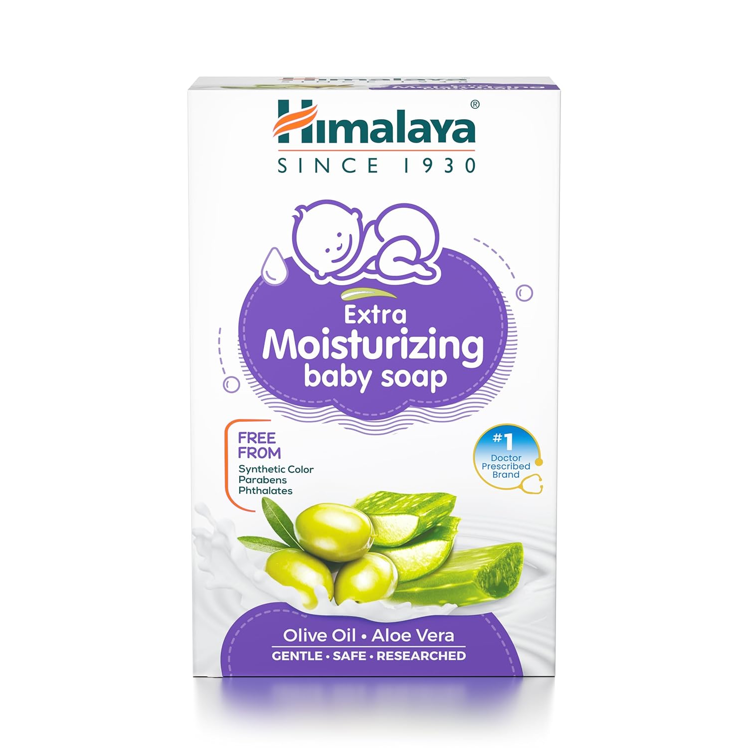 Himalaya Extra Moisturizing Baby Soap - 75g