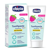 Chicco Toothpaste for Kids 50g - Strawberry Flavour - 12m to 6yrs