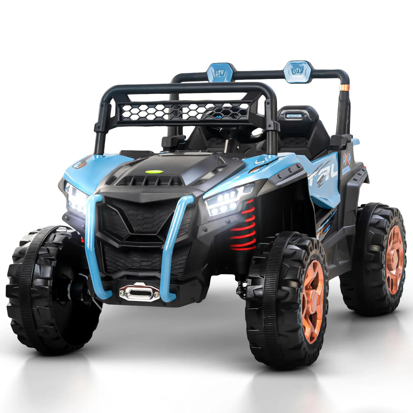 Baybee Rumble Rechargeable Battery Operated Jeep for Kids - Blue