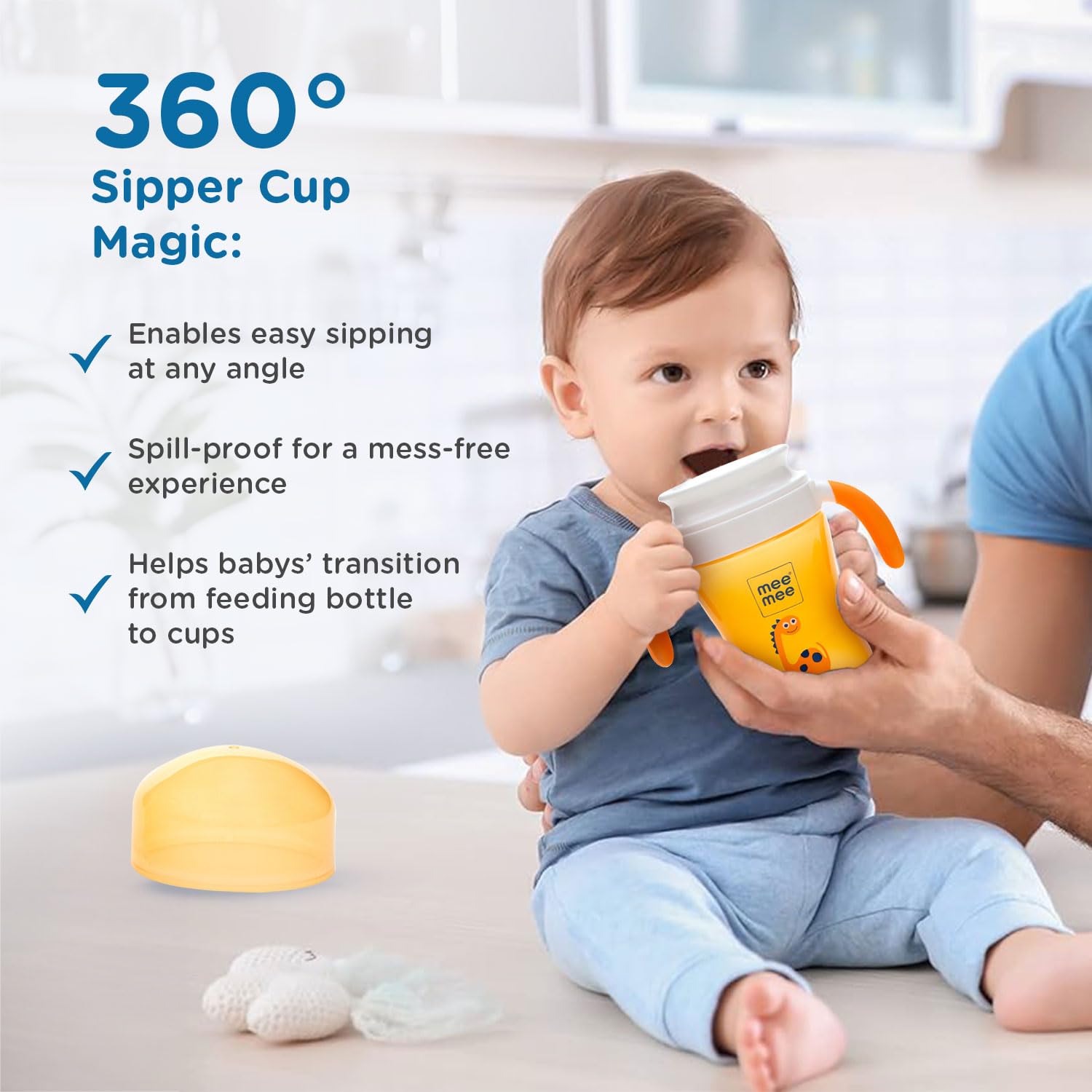 Mee Mee No Spill 360 degree Trainer Sipper Cup 240ml - 6M+