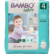 Bambo Nature Premium Baby Pant Diapers L (Size 4) (7-12 Kgs)