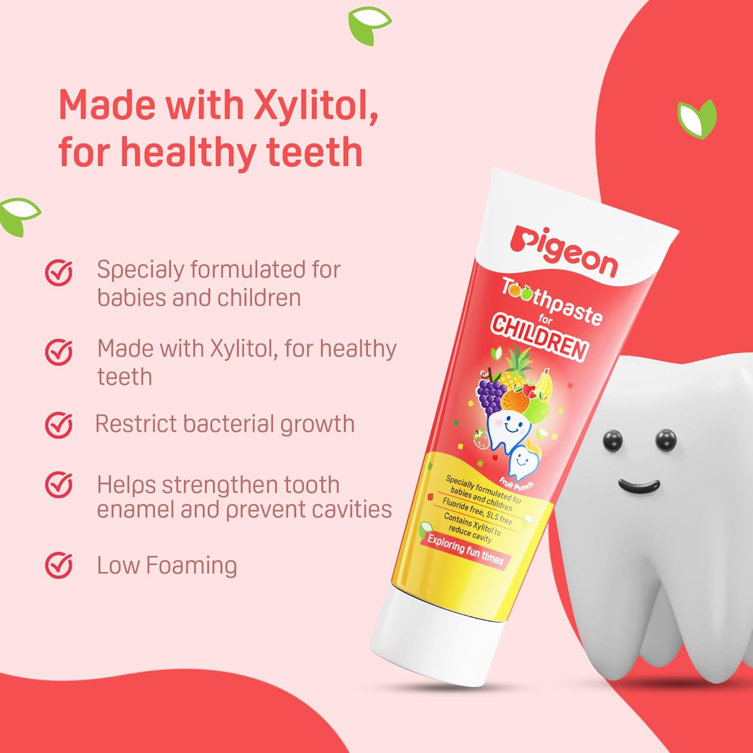 Pigeon Tooth Paste Fruit punch - 45g