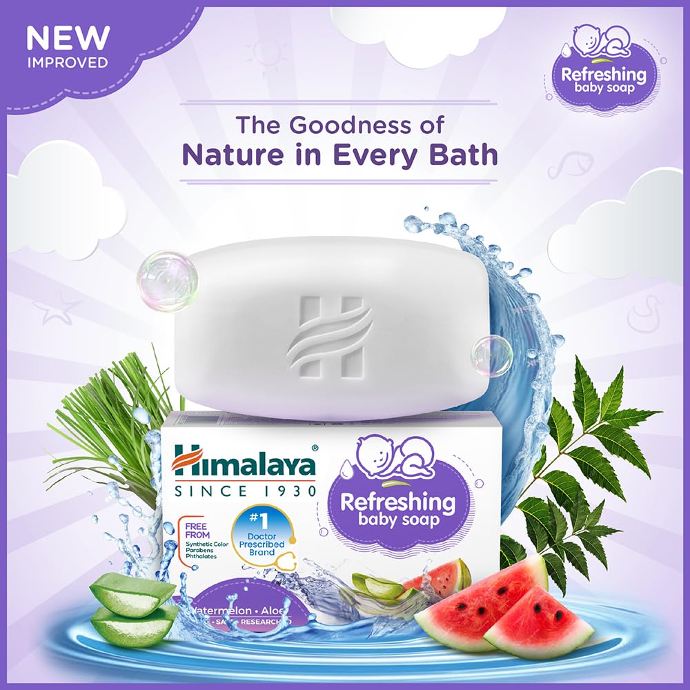 Himalaya Baby Refreshing Soap - Watermelon (75g)