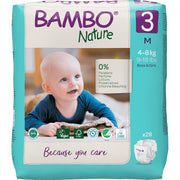 Bambo Nature Premium Baby Tape Diapers M (Size 3) (4-8 Kgs)