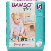 Bambo Nature Premium Baby Tape Diapers XL (Size 5) (12-18 Kgs)