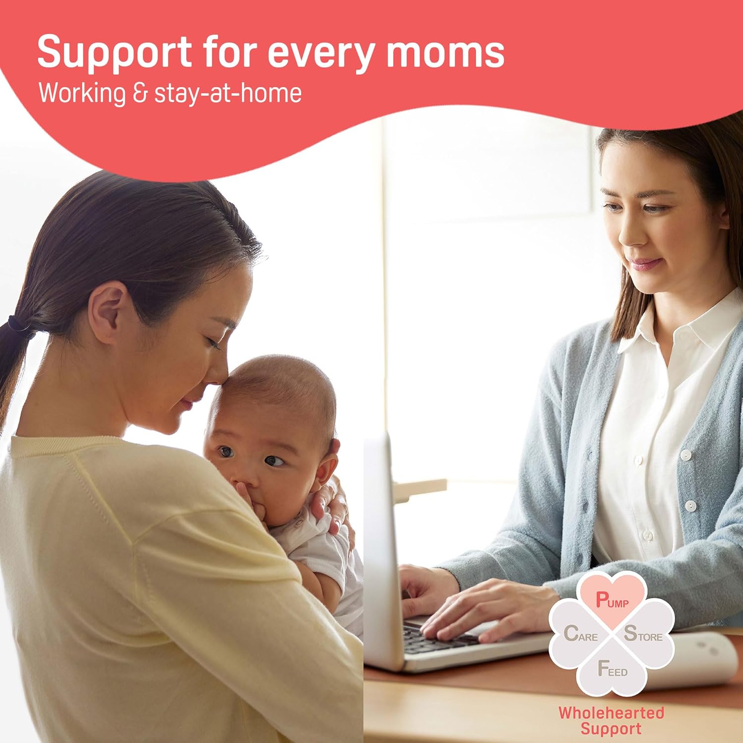 Pigeon GoMini+ Electric Breast Pump | Wide Neck - Single | BPA/BPS FREE