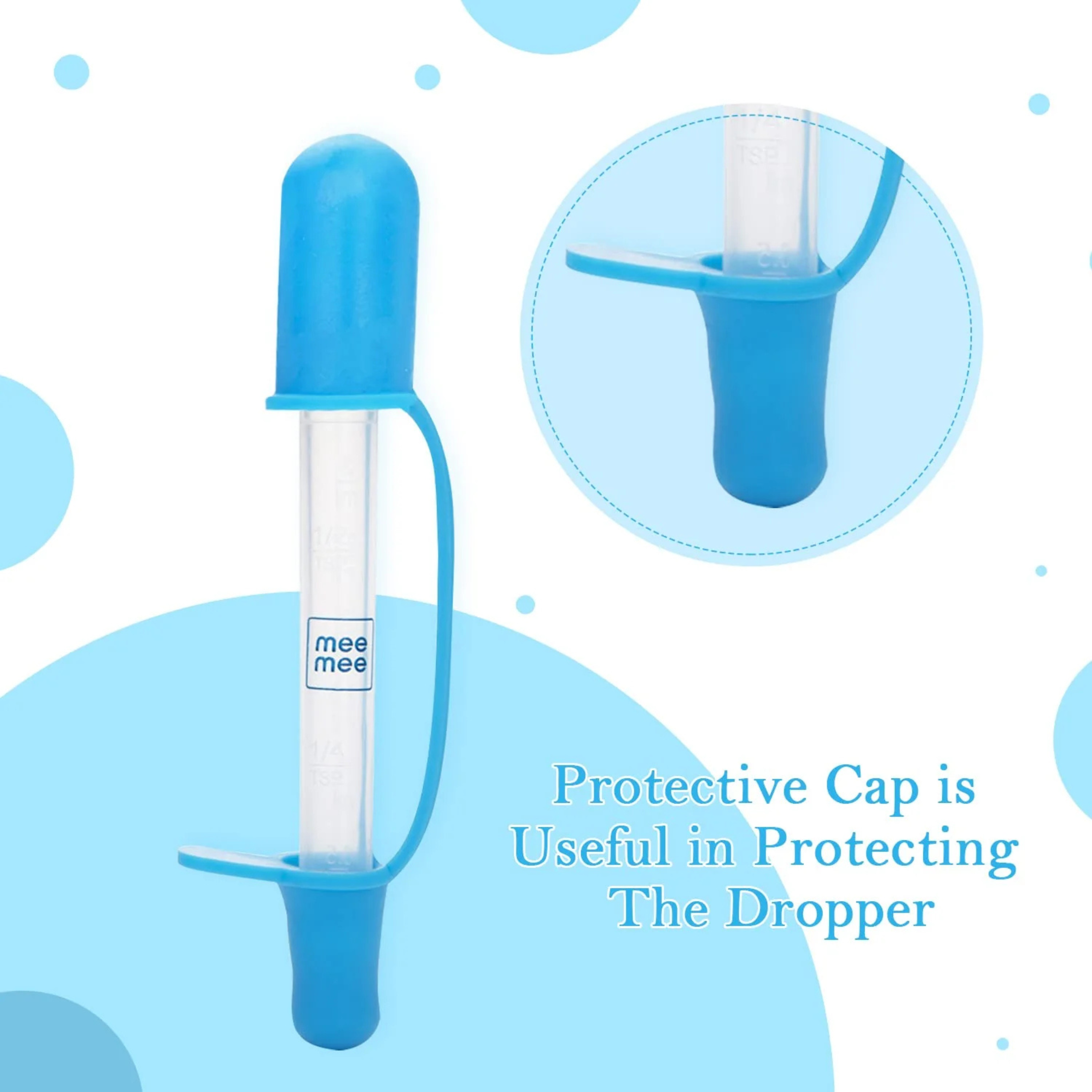 Mee Mee Accurate Medicine Dropper & Dispenser 0M+ (Blue)