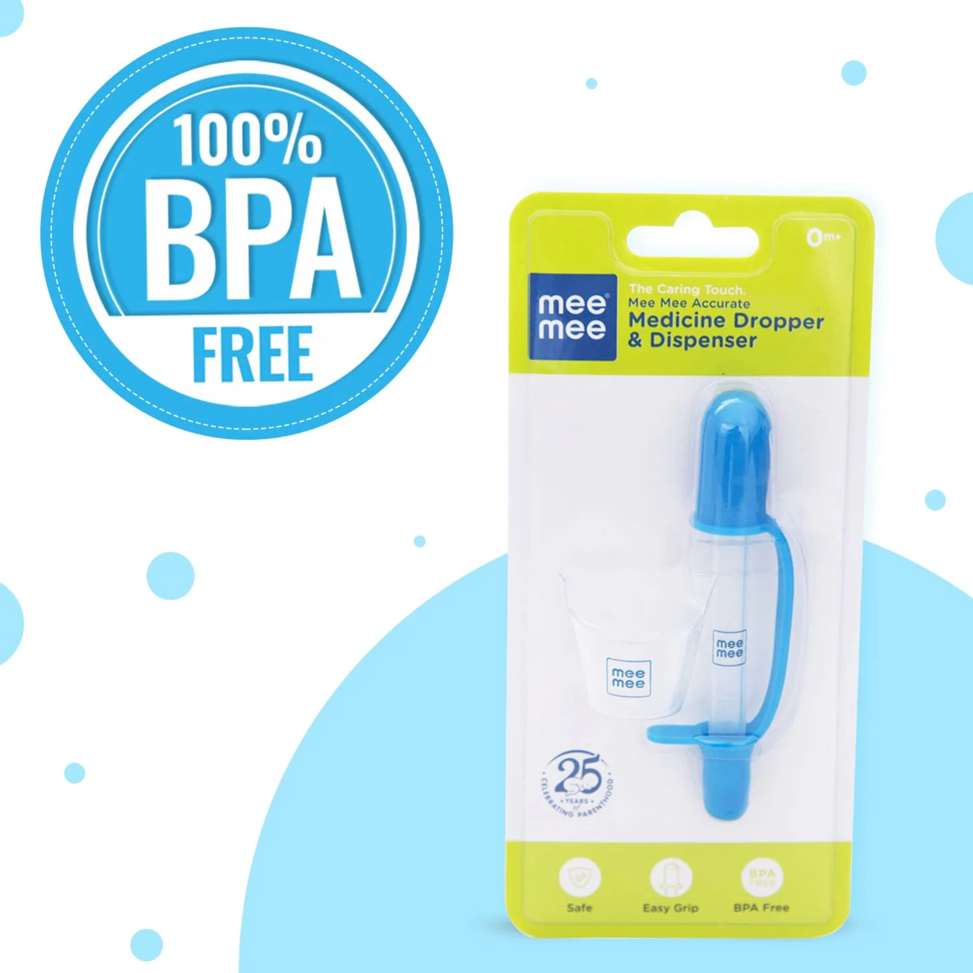 Mee Mee Accurate Medicine Dropper & Dispenser 0M+ (Blue)