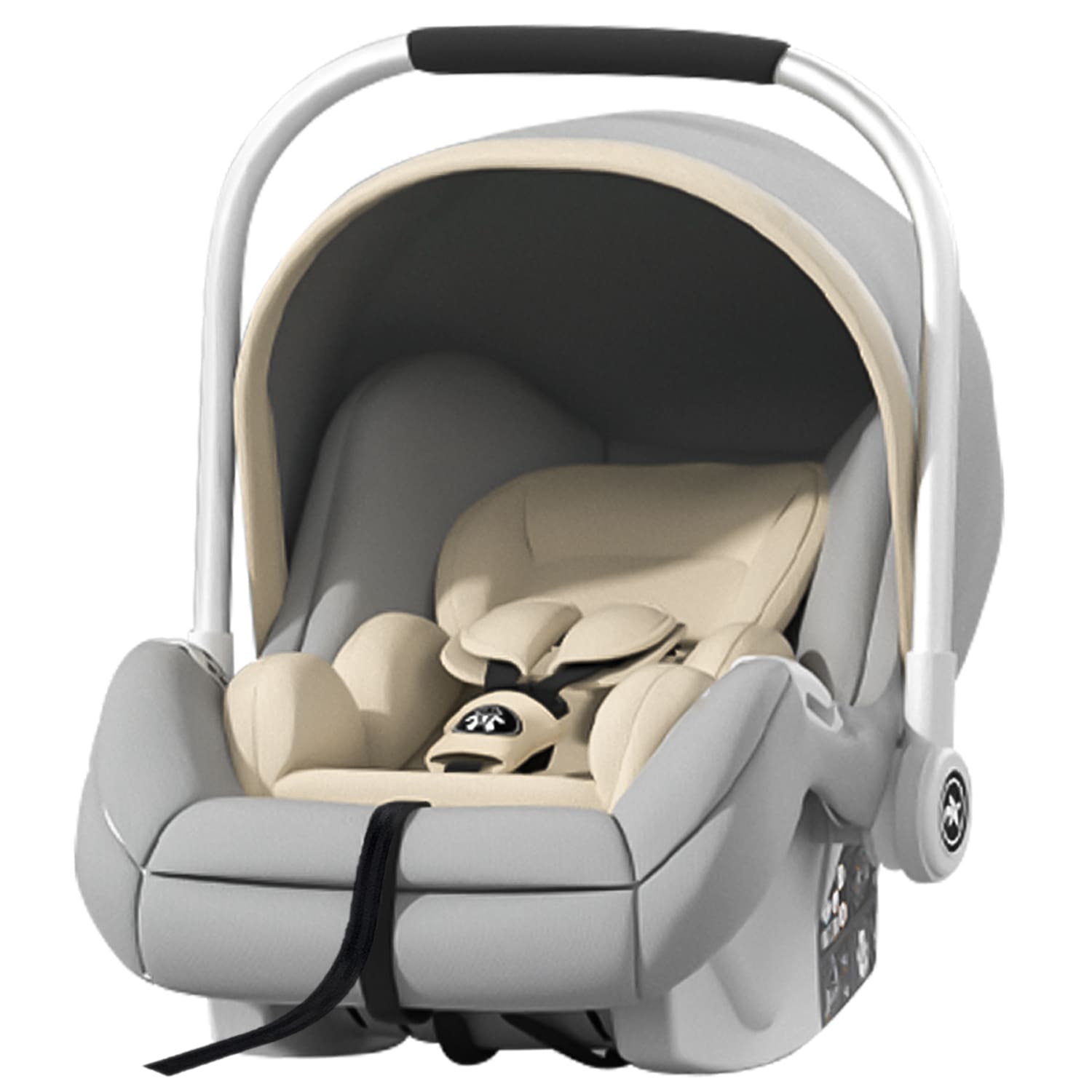 StarAndDaisy Carry Coat for Baby, Infant Car Seat Rocker For 0-15 Months & weight Capacity Upto 13 Kg – Grey