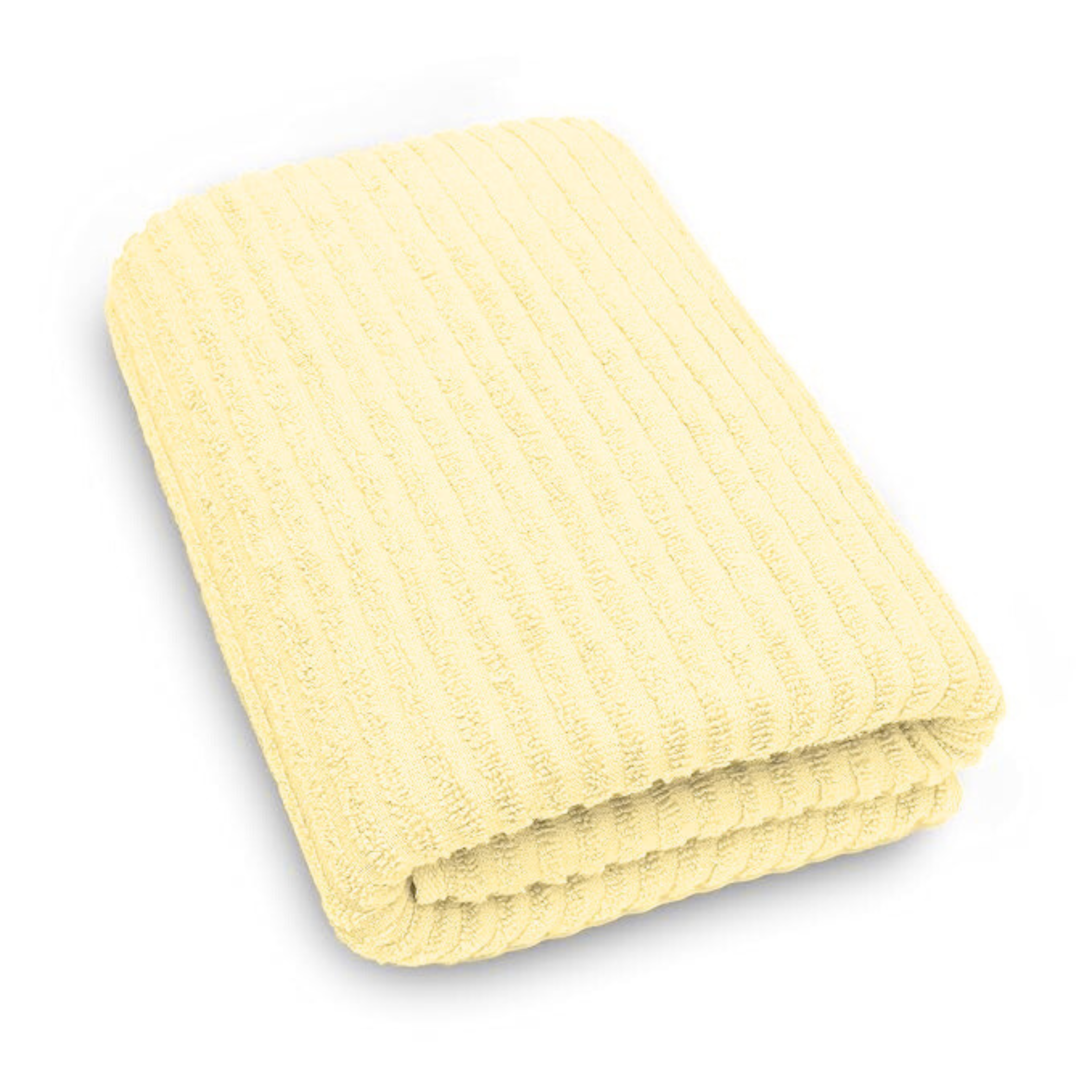 Micro Cotton LuxeLite Versatile Towel, Yellow (size: 58x122 cms)