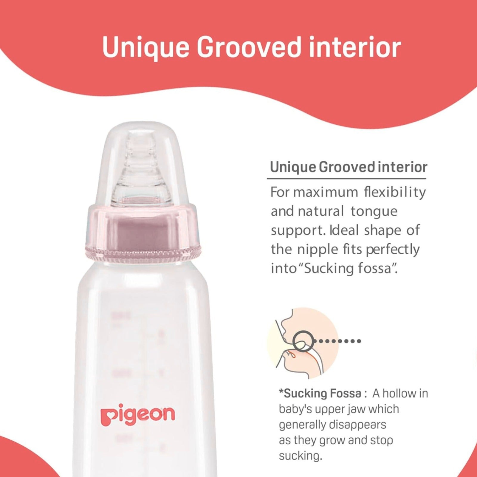 Pigeon Flexible PP Bottle | BPA/BPS Free (200ml/6oz) - 4M+