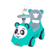 apple baby Piku Ride-on 2 in 1 | Attractive head with light & Music | comfortable Backrest | Steering with Music | Storage Box | Button For Music | Durable Wheel | Comfortable Seat | Carrying Capacity Upto 20kg - 12M+ (Green)
